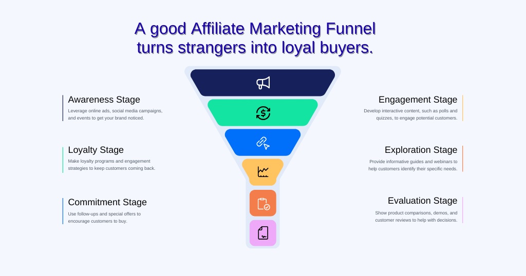 Affiliate marketing sales funnel